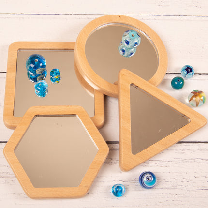Little Looking Shape Mirrors 4/st
