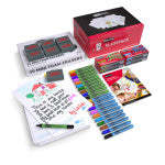 35ct Picture Story Lapboards W/pens & Erasers