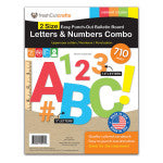 Bulletin Board Letters & Numbers, Bright Colors, 1.5in & 3in, 710 Pieces