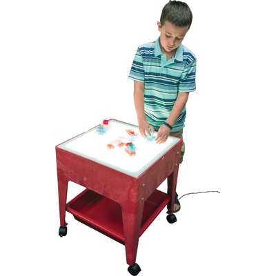 Mobile-Mite Light Table, Red