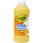 Washable Fingerpaint, Yellow, 16oz