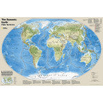 The Dynamic Earth, Plate Tectonics Map, Laminated, 36" x 24"