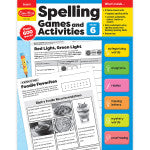 Spelling Games and Activities, Grade 6