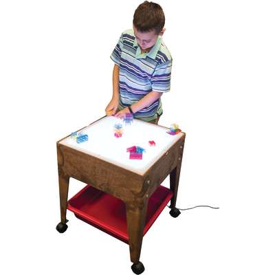 Mobile-Mite Light Table, Milk Chocolate