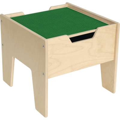Contender™ 2-N-1 Activity Table w/Green LEGO® Compatible Top, Ready to Assemble