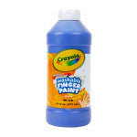 Washable Fingerpaint, Blue, 16oz