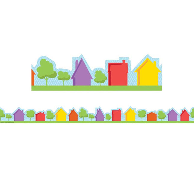 A Teachable Town Street Border
