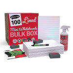 100ct A4 Lined/plain Lapboards W/pens & Erasers