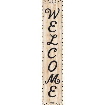 Black, White, and Wood Banner