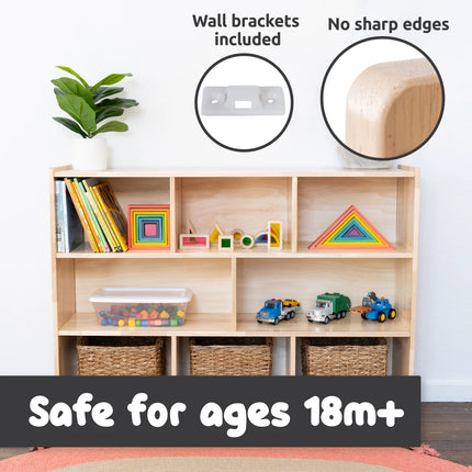 8-Compartment Storage Cabinet