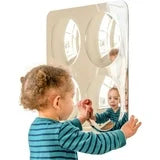 Sensory Wall Toddler Mirror- 4 Large Bubbles