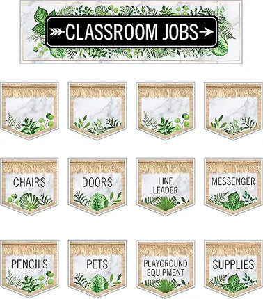 Simply Boho Classroom Jobs BB