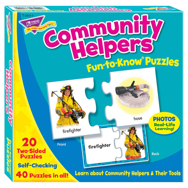 FUN TO KNOW PUZZLES COMMUNITY HELPERS