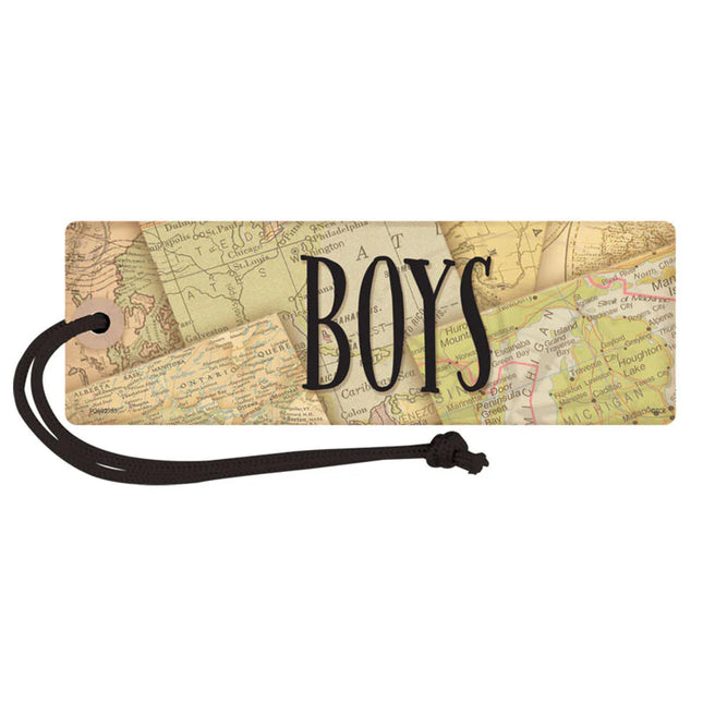 Travel the Map Boys Magnetic Hall Pass