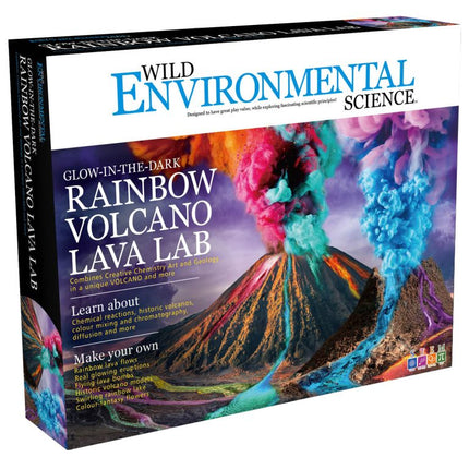 Glow-in-the-Dark Rainbow Volcano Lave Lab