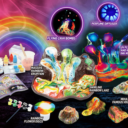 Glow-in-the-Dark Rainbow Volcano Lave Lab