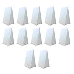 Premium Corrugated Plastic Dry Erase Tabletop Marquee Easel, 11" x 17", Pack of 12