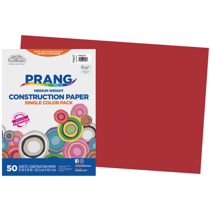 Prang, Holiday Red, 12x18