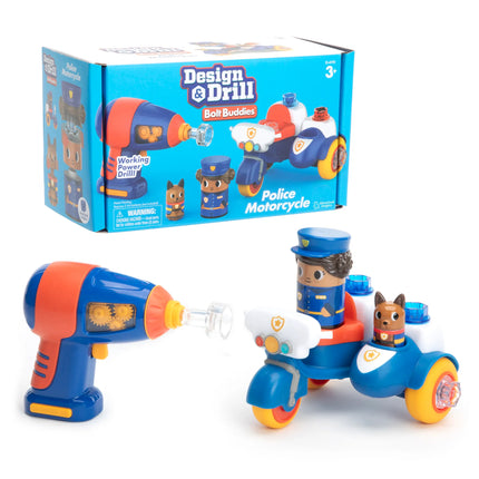 Design & Drill Police Motorcycle