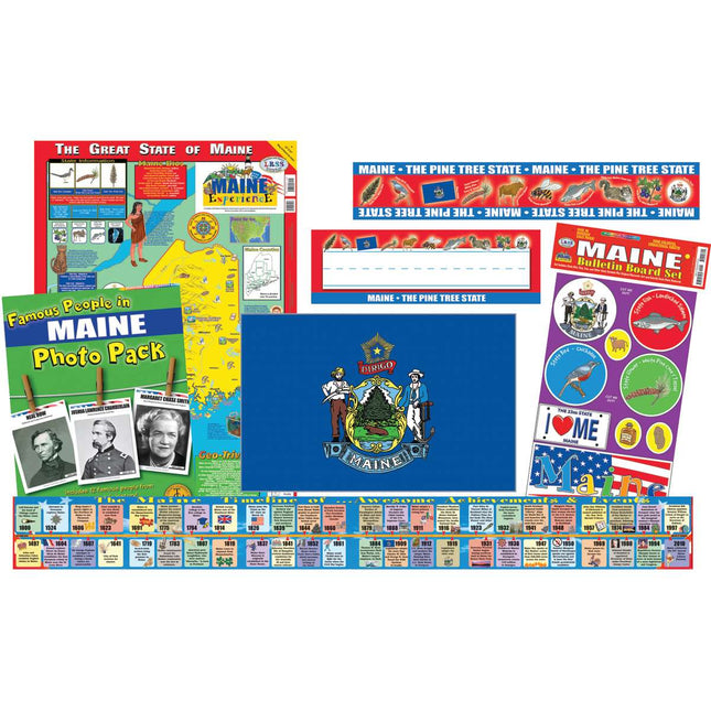 State Decorative Set, Maine