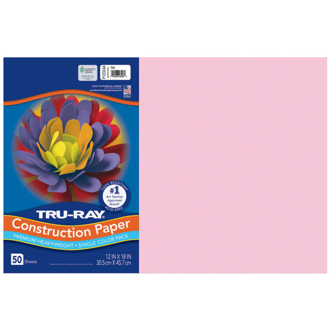 Tru-Ray, Pink, 12x18