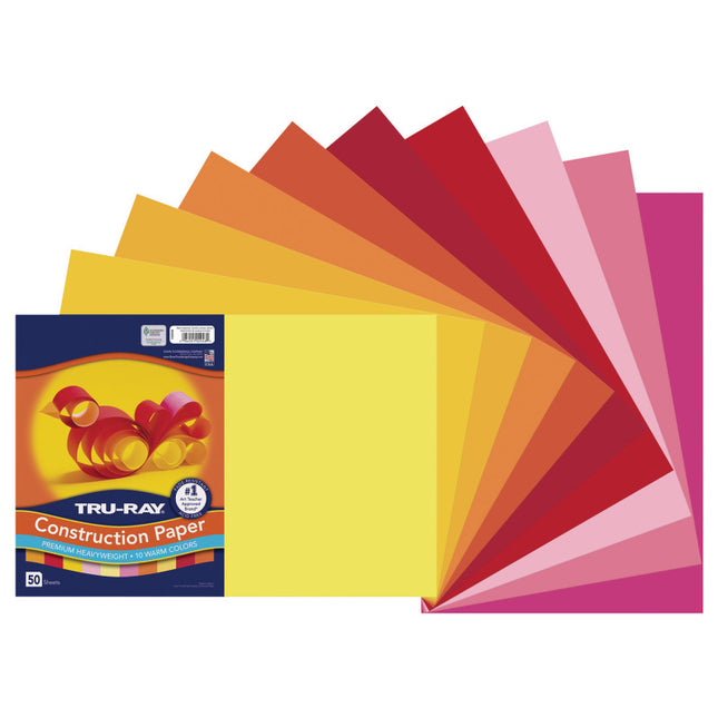 Tru-Ray, Warm Assorted, 12x18