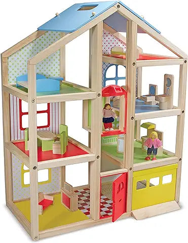 Hi Rise Dollhouse & Furniture Set
