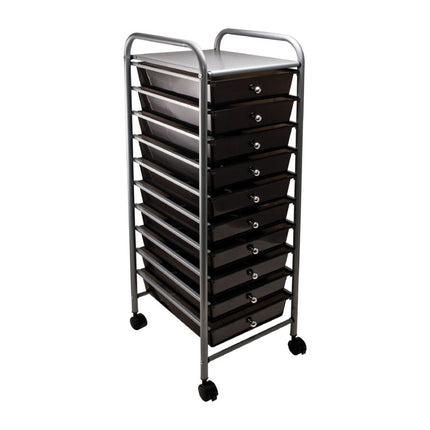 10-Drawer Rolling Cart