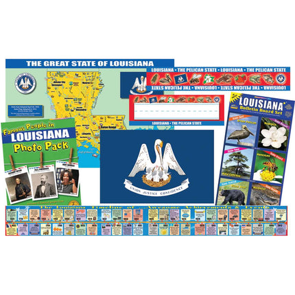 State Decorative Set, Louisiana
