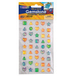 Scrapbookin Kids Gemstones Shapes Peel & Stick