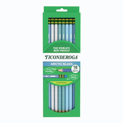 Ticonderoga® Arctic Blue No. 2 Pencil Assortment, 18 count