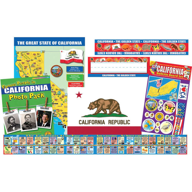 State Decorative Set, California