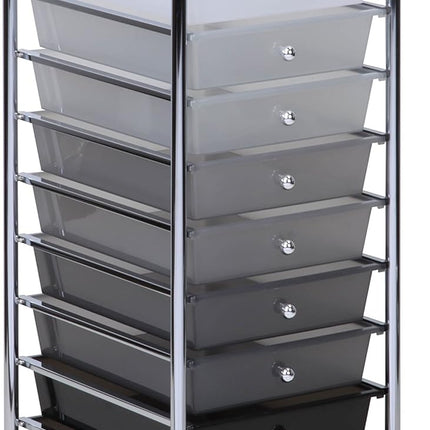 10-Drawer Rolling Cart (Shaded)