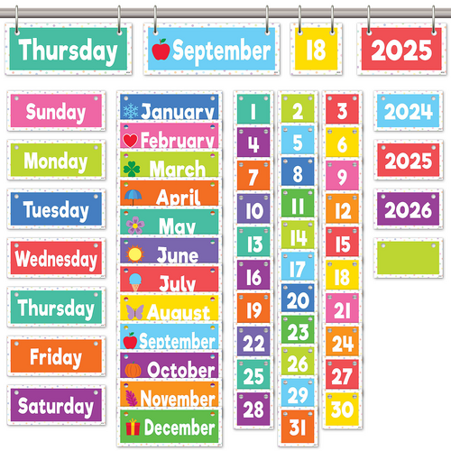 Colorful Flip Calendar