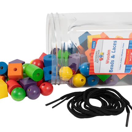 Wooden Beads and Laces