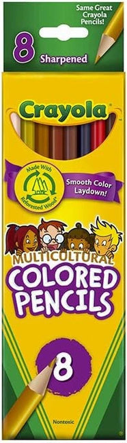Crayola Multicultural Colored Pencils 8ct