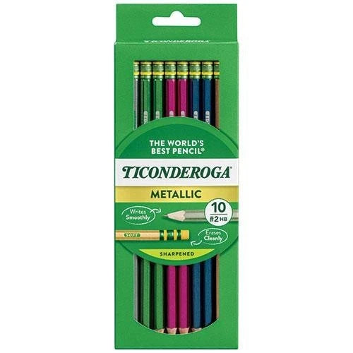 Ticonderoga, Metallic Pencils 10ct