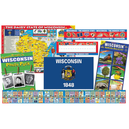 State Decorative Set, Wisconsin
