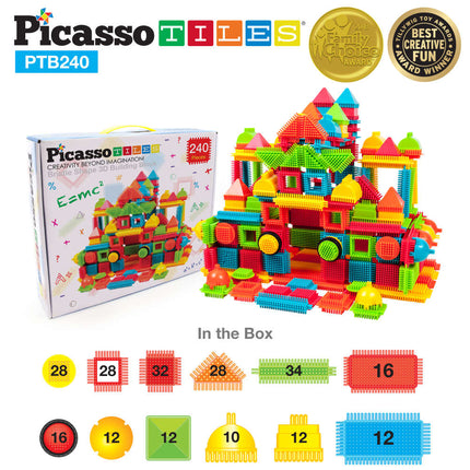 Picasso Tiles: Bristle Lock 3D Building